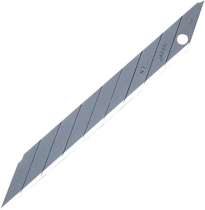 NT CUTTER 9mm Snap-Off Precision Blades, 30 Degree Blades, 100-Blade/Pack by NT+Cutter