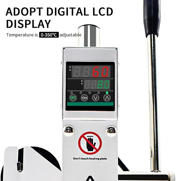 Upgraded Hot Foil Stamping Machine 10x13cm Leather Bronzing Pressure Mark - Image 8