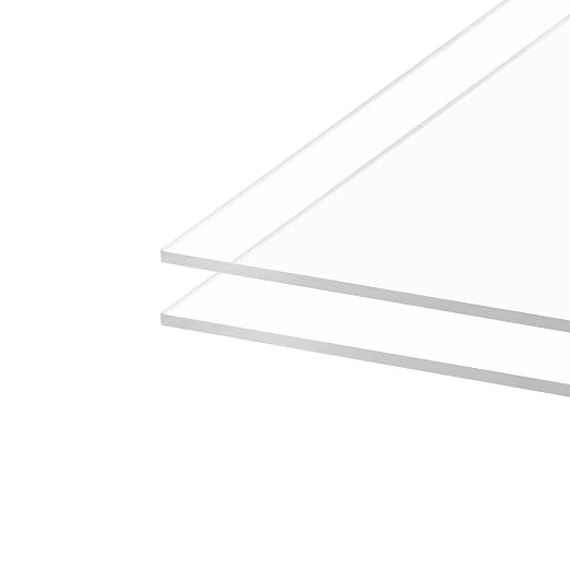 KAITELA Pack of 10 Clear Acrylic Sheets 12" x 16" Cast Plexiglass Panel 1/8" - Image 2