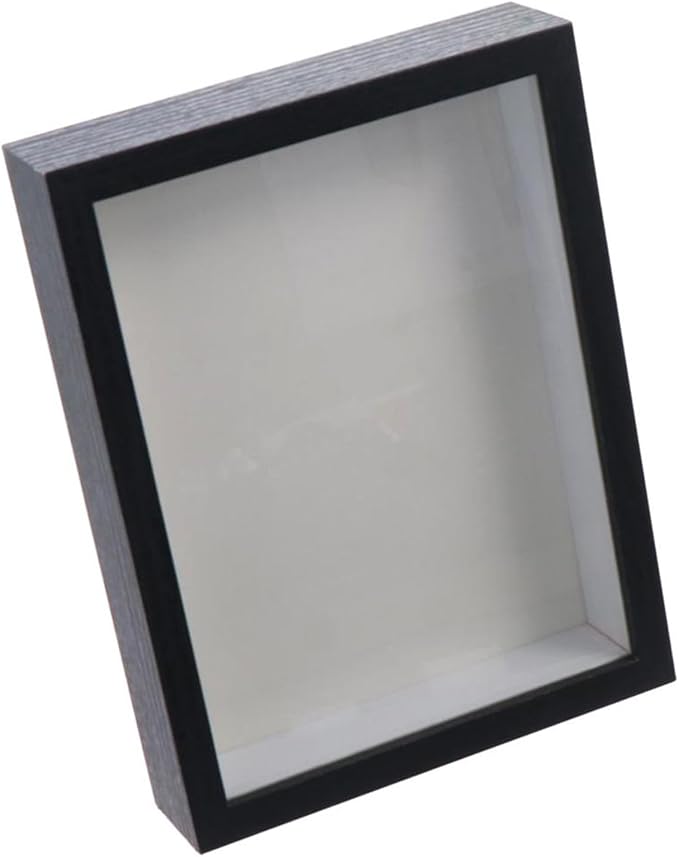 Shadow Box Frame, Rectangular Glass Display Case by GIFTHUB