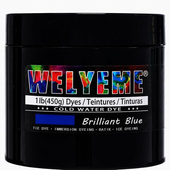 Cold Water Dye 1lb, Tie Dye Powder, Fabric Dye Powder by WELYEME