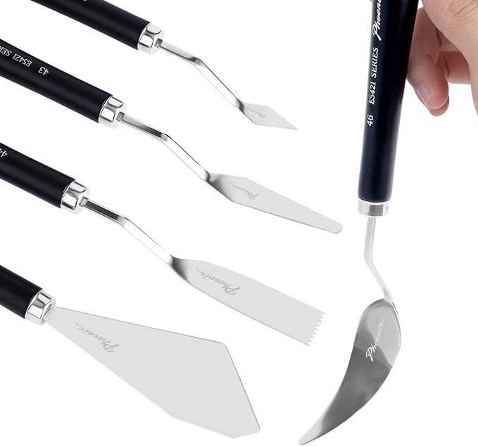 PHOENIX Flexible Palette Knife Set - Image 3