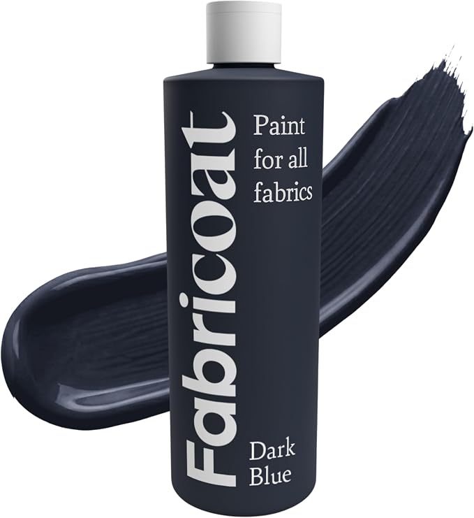 Fabricoat Black Fabric Upholstery Paint & Dye | 250ml / 8.5 fl oz | Black by Fabricoat