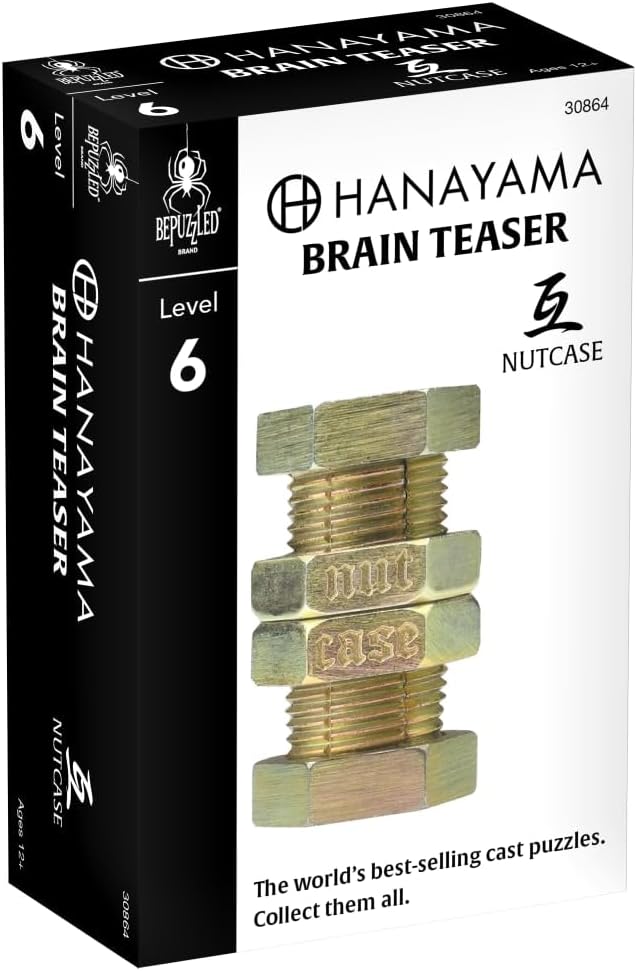 BePuzzled | Nutcase Hanayama Metal Brainteaser Puzzle Mensa Rated Level 6 - Image 3