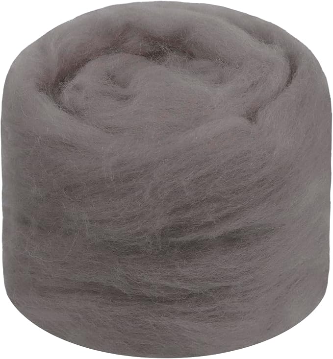 JeogYong Needle Felting Wool, 1.76oz Wool Roving Chunky Wool Yarn, Wet Felting by JeogYong