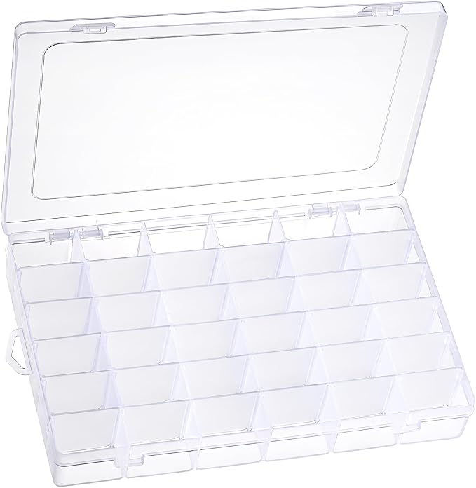 2 Pack 36 Grids Clear Plastic Organizer Box - Image 9