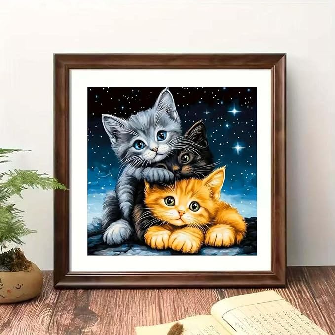 OJTOYART Starry Cat Diamond Art Kits - Image 2