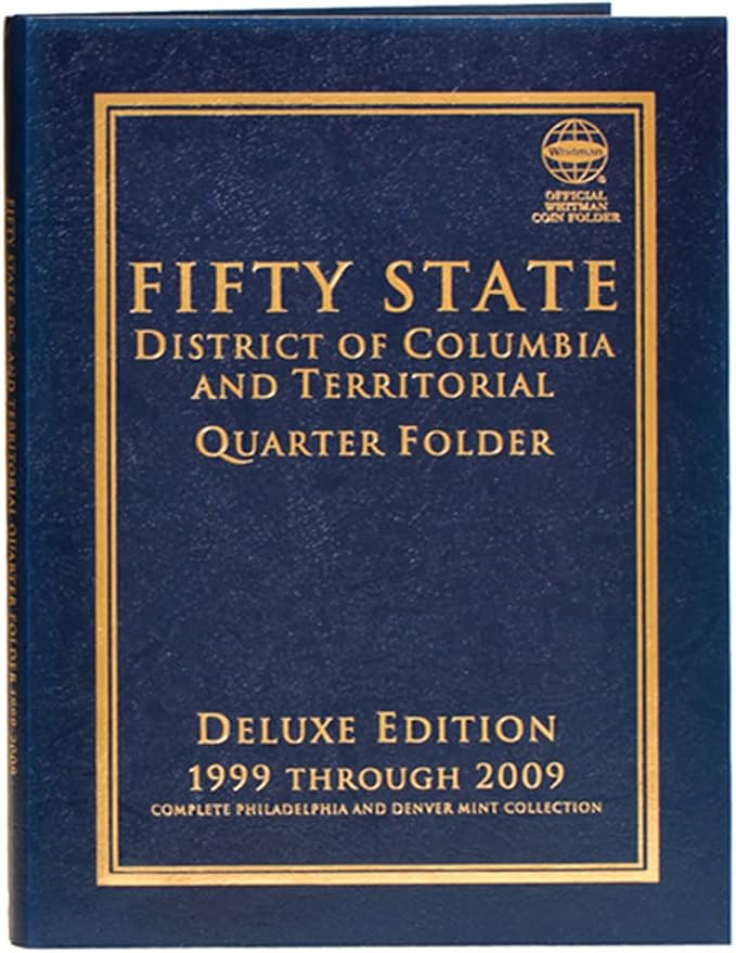 Whitman US Washington Statehood Quarter Coin Deluxe Edition Folder Full Series by Unknown