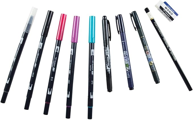 Tombow 56191 Advanced Lettering Set. Tools to Enhance Hand Lettering - Image 2