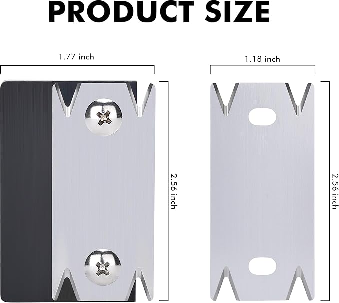 NECAMOCU 4PCS Edge Banding Trimmer Replacement Blades | Premium Stainless Steel - Image 5