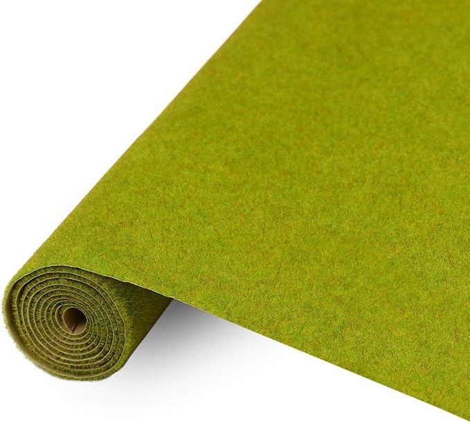 CP103 Artificial Model Grass Mat Trains Green Yellow 40x100cm or 15.7''x 39'' by Evemodel