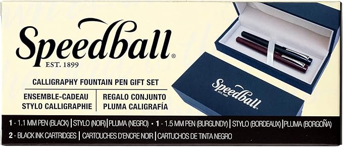 Speedball 002907 Calligraphy Fountain Pen Gift Set - Image 4