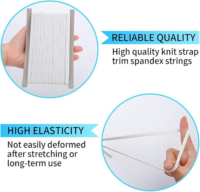 Elastic Band for Sewing, 1/4 Inch x 12 Yard High Elasticity Sewing Elastic - Image 3