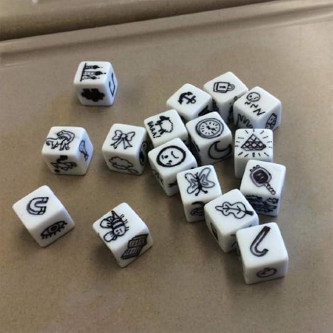 48 PCS 16MM Blank White Dice for Board Games, and Teaching - Image 4