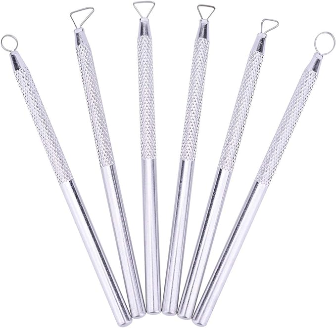 Zuoyou 6 PCS Clay Pottery Sculpting Tools Set Pottery Clay Sculpture Caving by Zuoyou