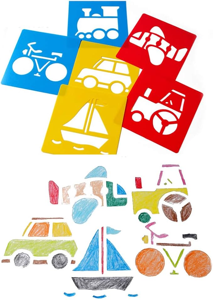 Lependor 36 Pieces Plastic Drawing Painting Stencil Templates - Image 5
