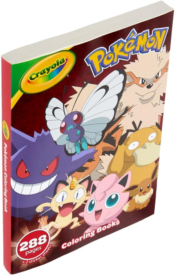 Crayola Giant Pokemon Coloring Book, 2 Sticker Sheets, Coloring Book - Image 6