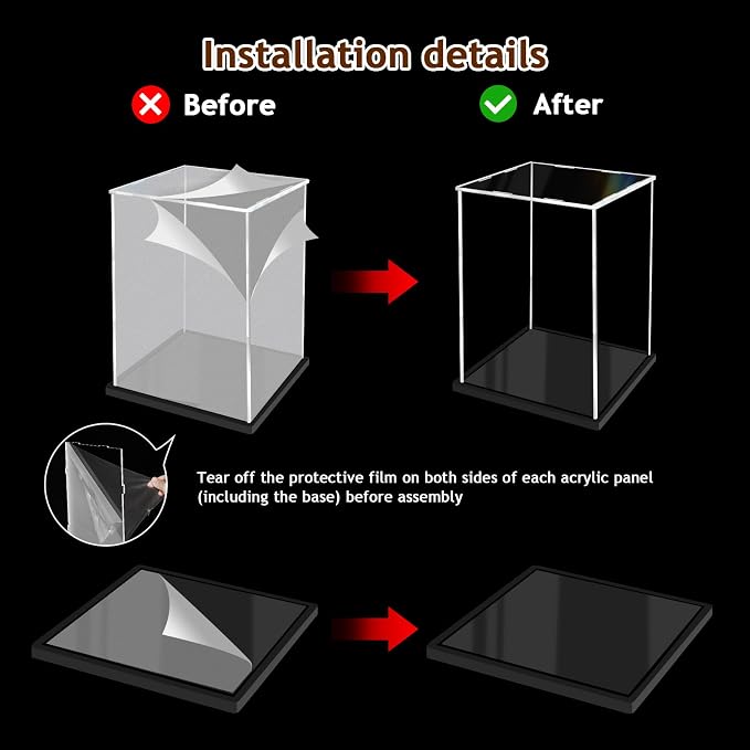Acrylic Display Case for Lego Assemble Collectibles Acrylic Case Alternative - Image 7