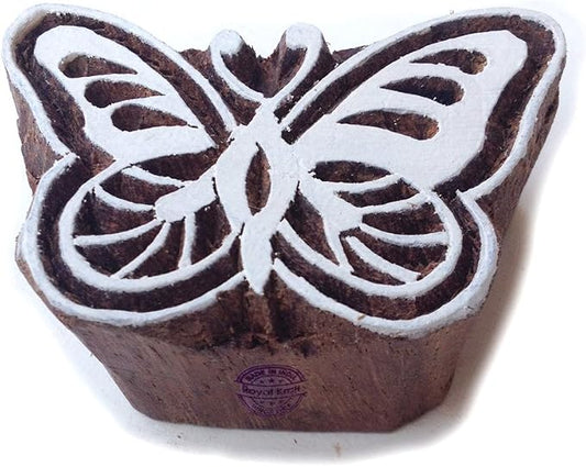 Royal Kraft Wooden Stamps DIY Fabric, Henna Printing Blocks THDtag025 by RoyalKraft