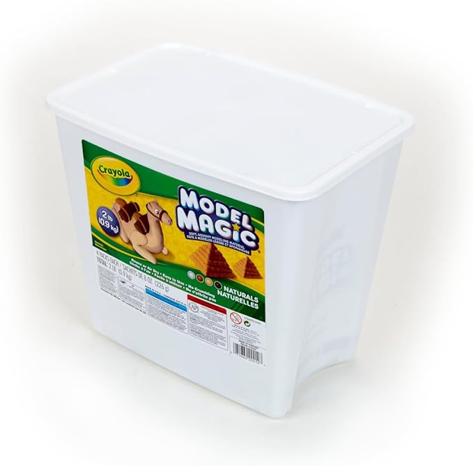 Crayola Model Magic Naturals, 4 Packs, Bulk Modeling Clay Alternative, Craft - Image 4