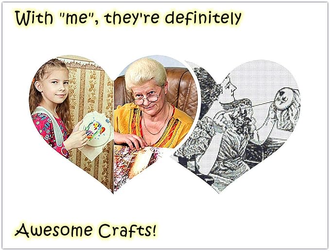 Cross Stitch Kits, Three Birds Awesocrafts Easy Patterns Cross Stitching - Image 4