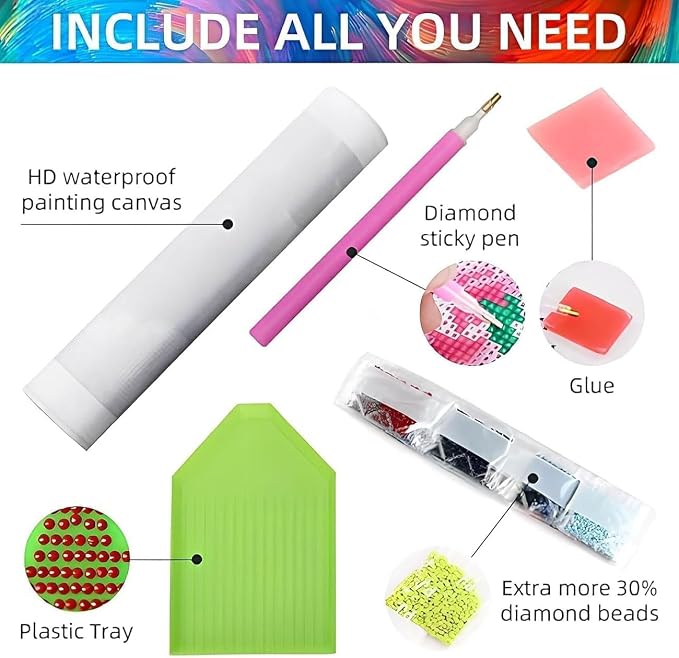 EIBEILI Diamond Painting Kits for Adults, Book Store 5D Diamond Art Kits for - Image 6