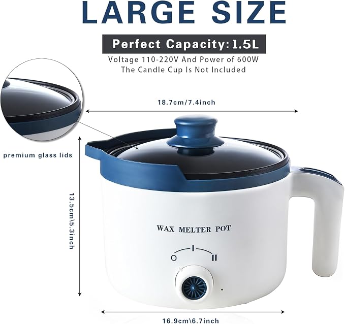 Ksedcon Wax Melter for Candle Making - Image 3