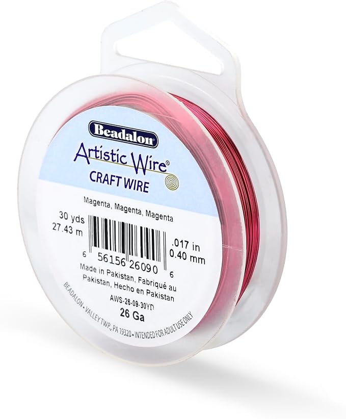 Artistic Wire, 26 Gauge Tarnish Resistant Colored Copper Craft Wire, 30 yd by Unknown