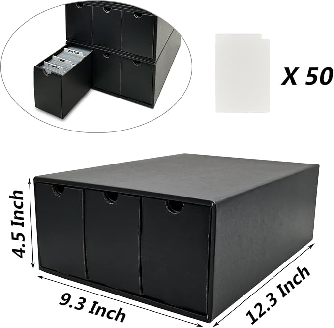 Fageverld Trading Card Storage Box, Collector Cardboard Card Box - Image 8