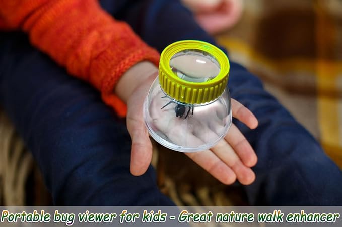 Bug Viewer for Kids 3X Magnifying Insect Observation Kit Built-in 7cm Ruler - Image 4
