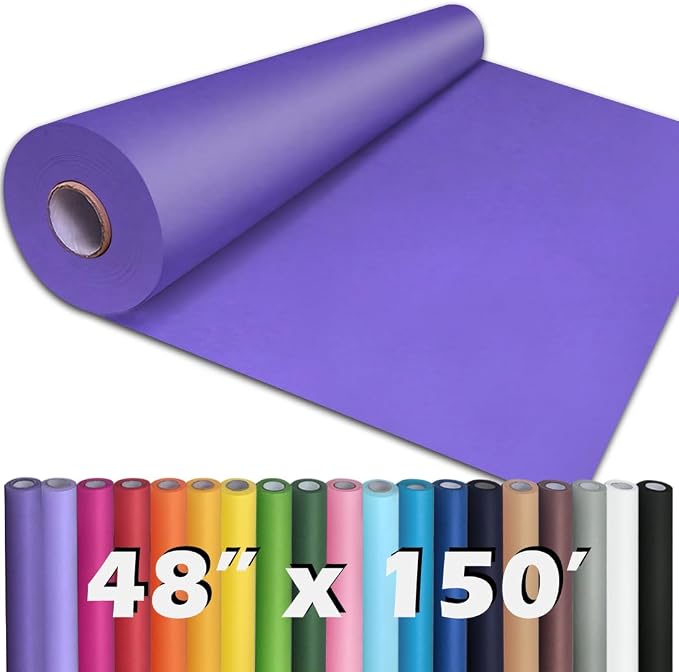 PerkHomy Purple Kraft Paper Roll 48" x 1 by PerkHomy
