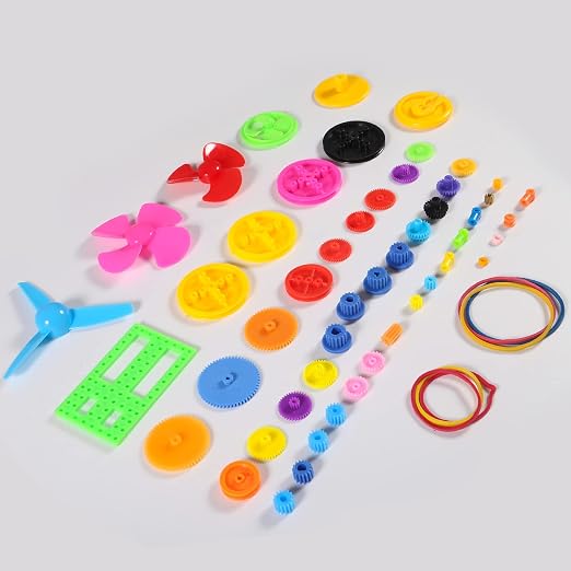 Electric DC TT Motors Kit Plastic Gears AA Battery Holder Case - Image 7