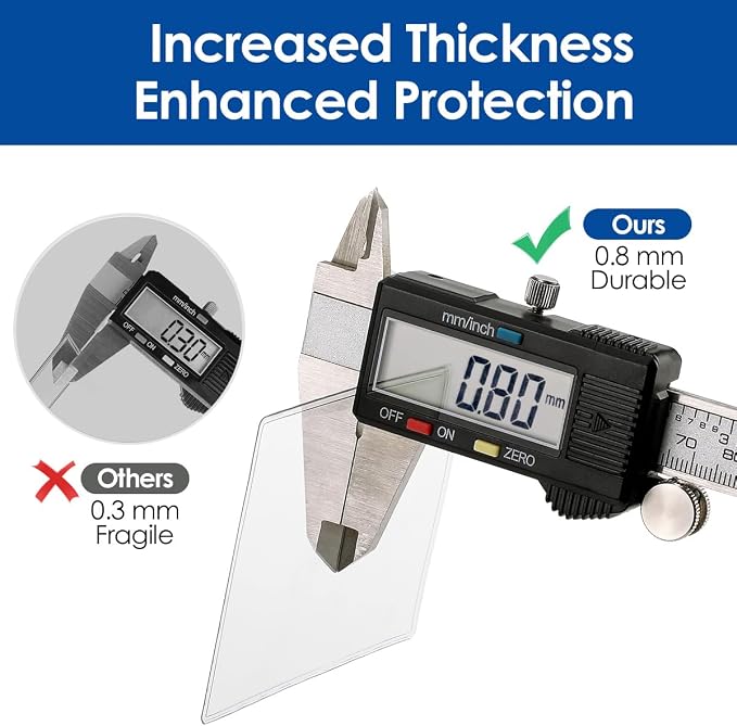 MaxGear Medicare Card Protector Sleeves, 6 Pack | 12 Mil Thickness, - Image 3