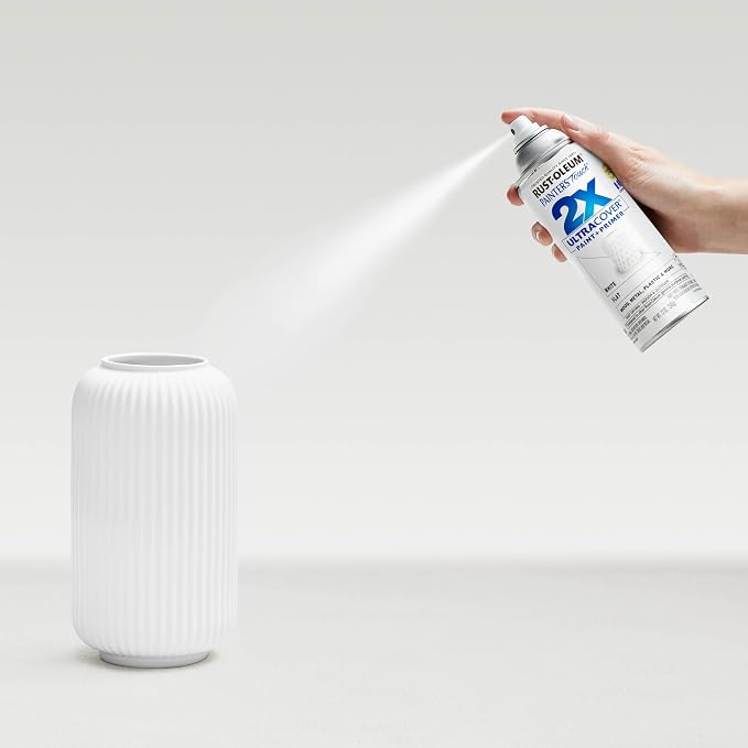 Rust-Oleum Painter's Touch 2X Ultra Cover Spray Paint, Flat White | Indoor and - Image 6