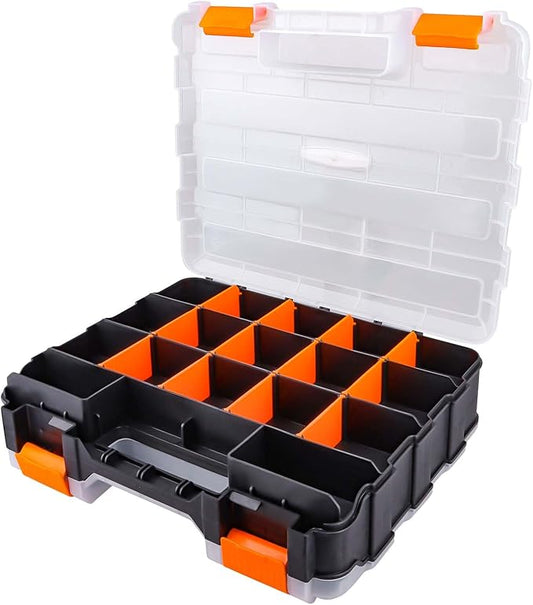 HobbyPark RC Hardware Organizer Box Adjustable Compartments Removable Dividers by HobbyPark
