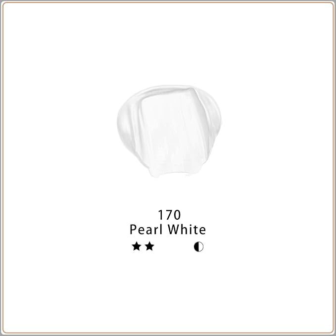 Artecho Pearl White Acrylic Paint 500ml / 17oz Large Bottle | Semi Glossy Finish - Image 2