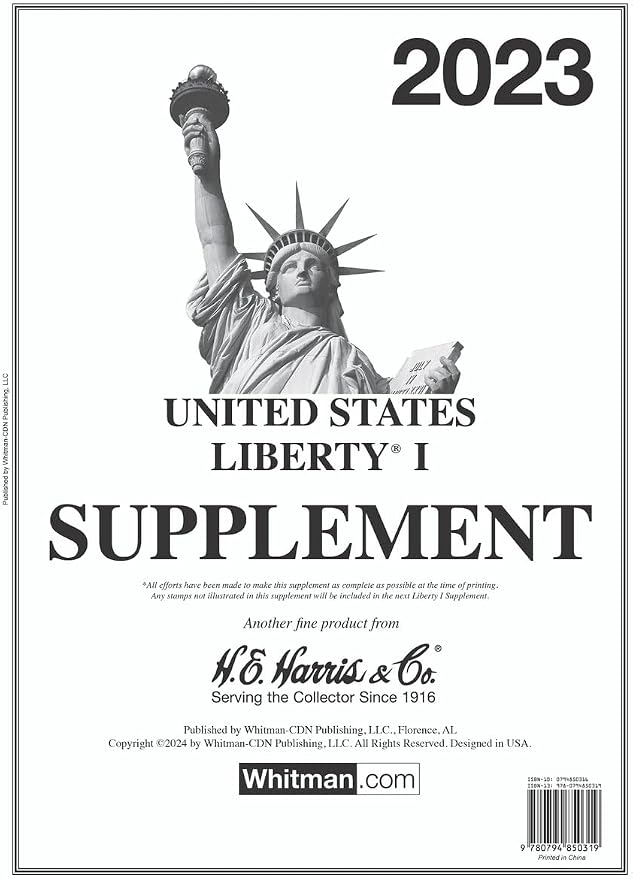H.E. Harris & Co. United States Postage Stamp Album Liberty I Supplement by Unknown
