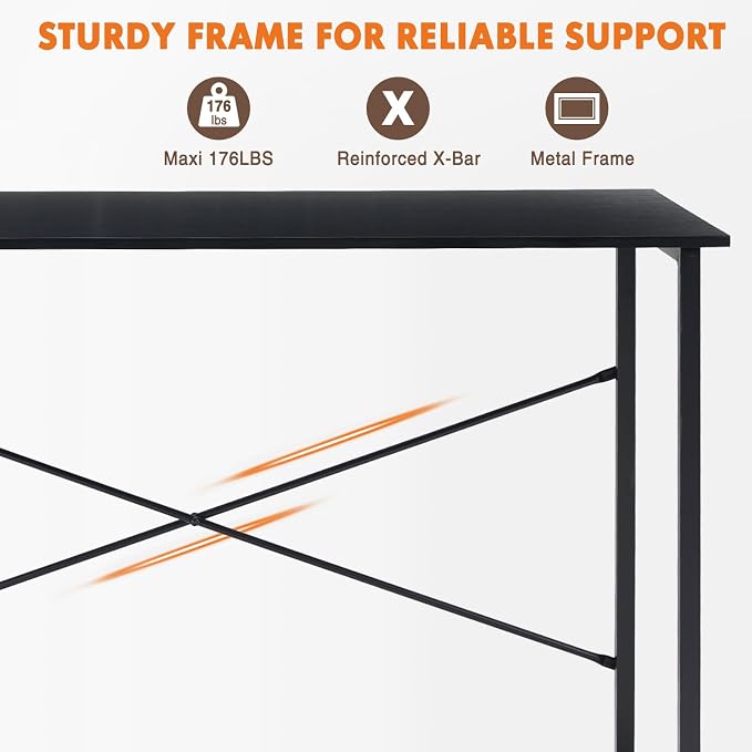 Sweetcrispy 40-Inch Small Computer Desk - Image 6