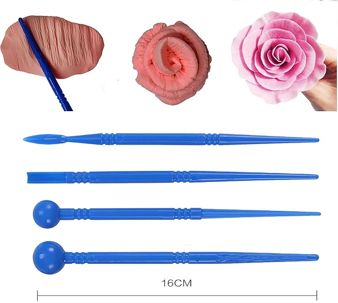 Langqun Air Dry Clay Sculpting Tools, Modeling Shaping Embossing - Image 5