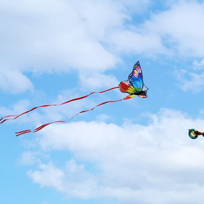 Butterfly Kites for Kids and Adults, 300ft String Handle Included - Image 7