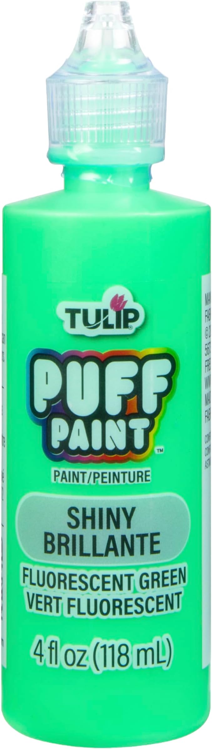 Tulip 41412 Dimensional Fabric Paint 4oz Slick Neon Green by Tulip