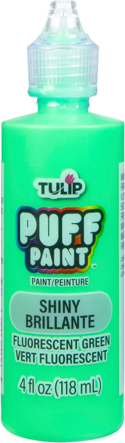 Tulip 41412 Dimensional Fabric Paint 4oz Slick Neon Green by Tulip