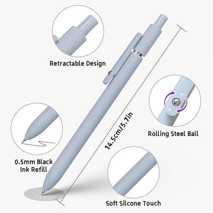 UIXJODO Gel Pens, High-End Series Retractable Pens - Image 3