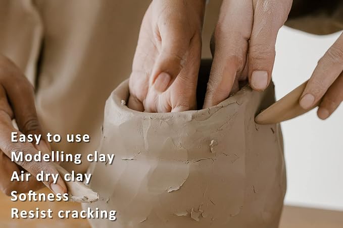 ReArt Natural Air-Dry Clay, Pottery Clay10LBs - Image 5