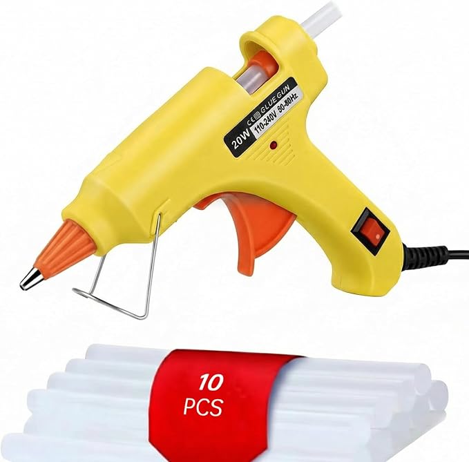 Mini Hot Glue Gun 10pcs Glue Stick Hot Glue Gun Set by ZFYOUNG