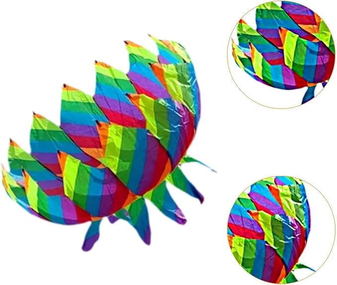 Big Kite Rotating Kite Giant Easy to Fly Soft Lotus-Shaped Soft Kite Flying - Image 5