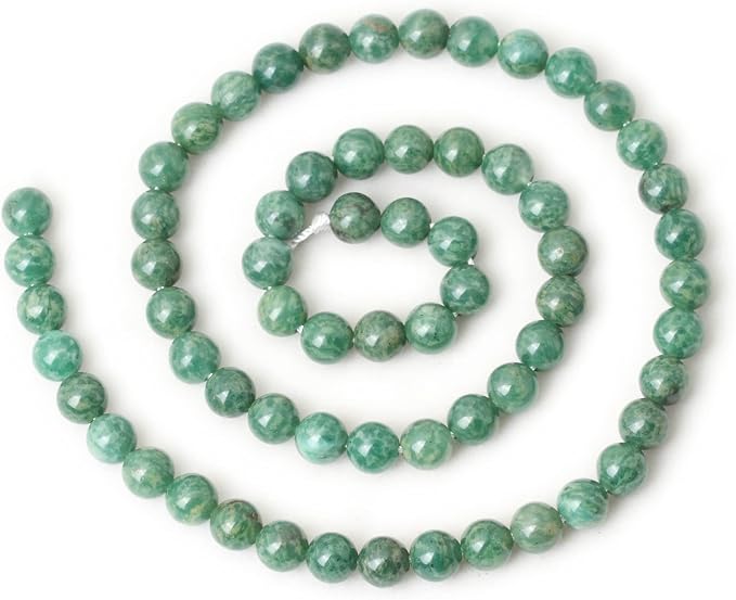 60PCS 6mm Natural African Jade Gemstone Round Loose Beads - Image 2