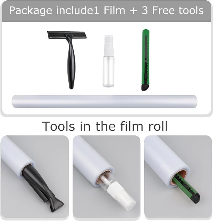 STATINT Frosted Glass Window Film Privacy Sun Blocking UV Protection Window - Image 3