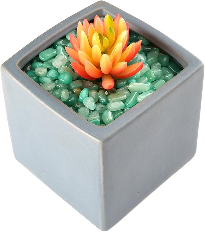 WAYBER Decorative Rock Stones, 1 Lb/460g Irregular Green Crystal Pebbles Quartz - Image 5