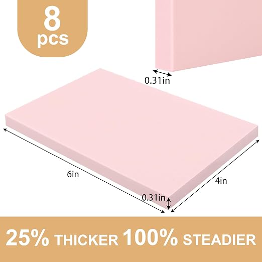 SGHUO 8pcs 4"x6" Rubber Carving Blocks, Soft Linoleum Block - Image 2